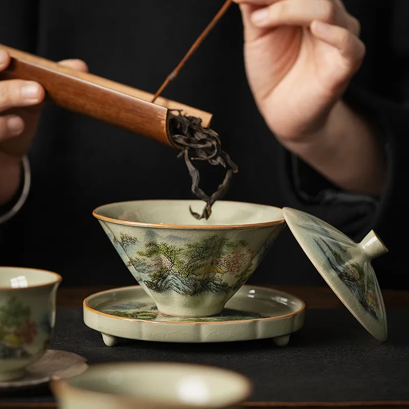 Jingdezhen-Keramik-Teetasse mi – Celadon Ceramic Cup Bewertung und Preis