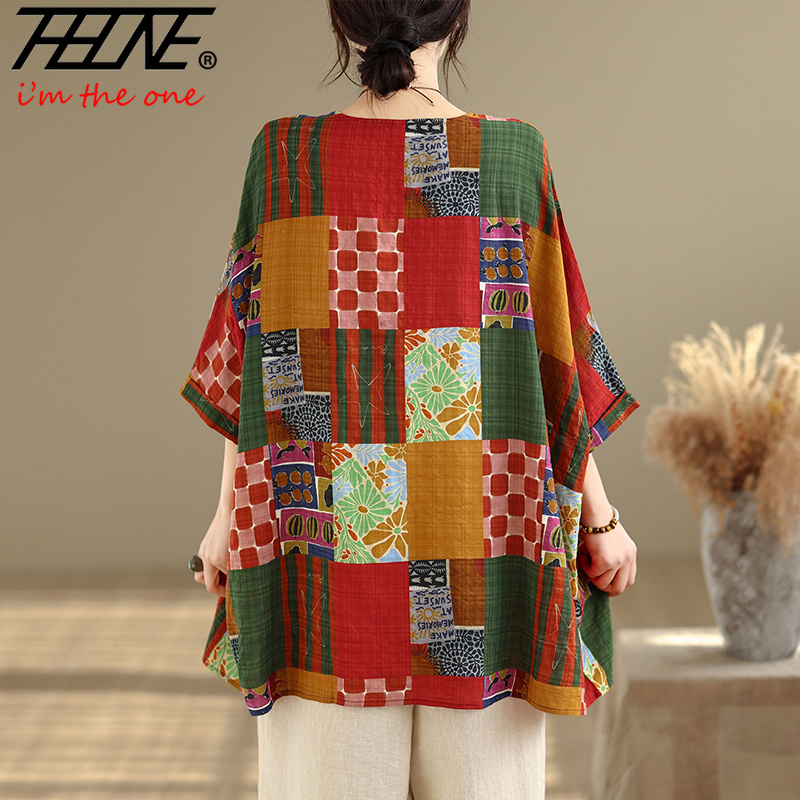 THHONE Damenblusen mit Print,  – Korean Lifestyle Bewertung und Preis