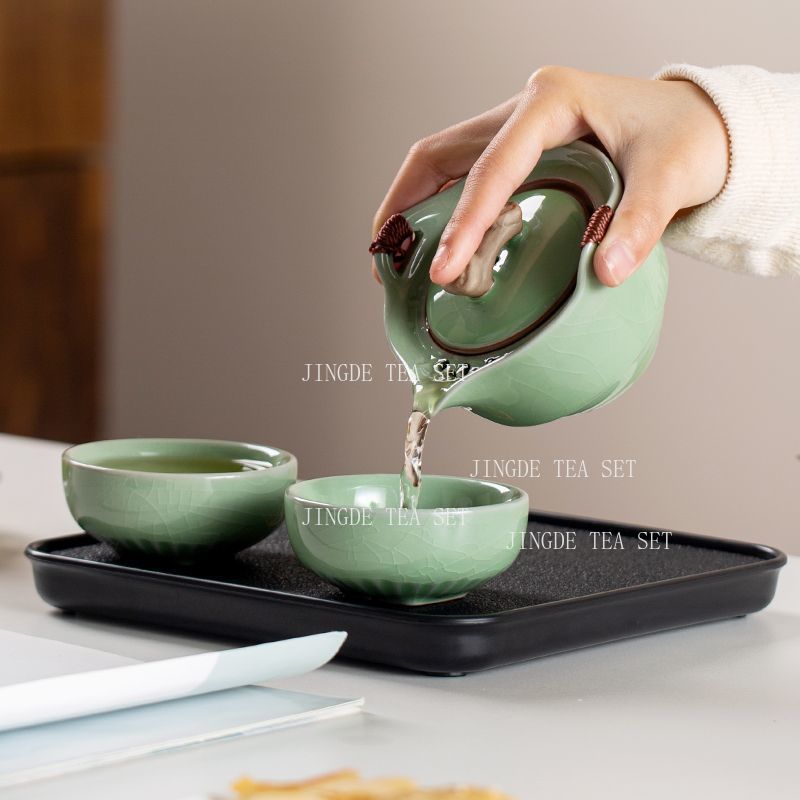 Celadon Crackle Glaze Reise-Te – Celadon Ceramic Cup Bewertung und Preis