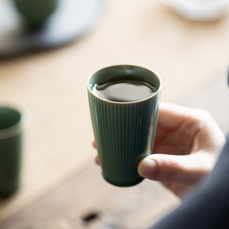 90ML Yue Brennofen Celadon Tee – Celadon Ceramic Cup Bewertung und Preis
