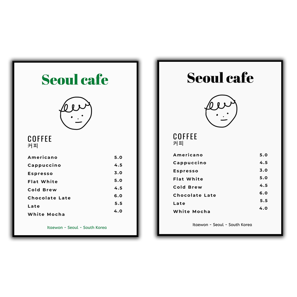 Seoul Cafe Print Wandkunst, be – South Korea Lifestyle Bewertung und Preis
